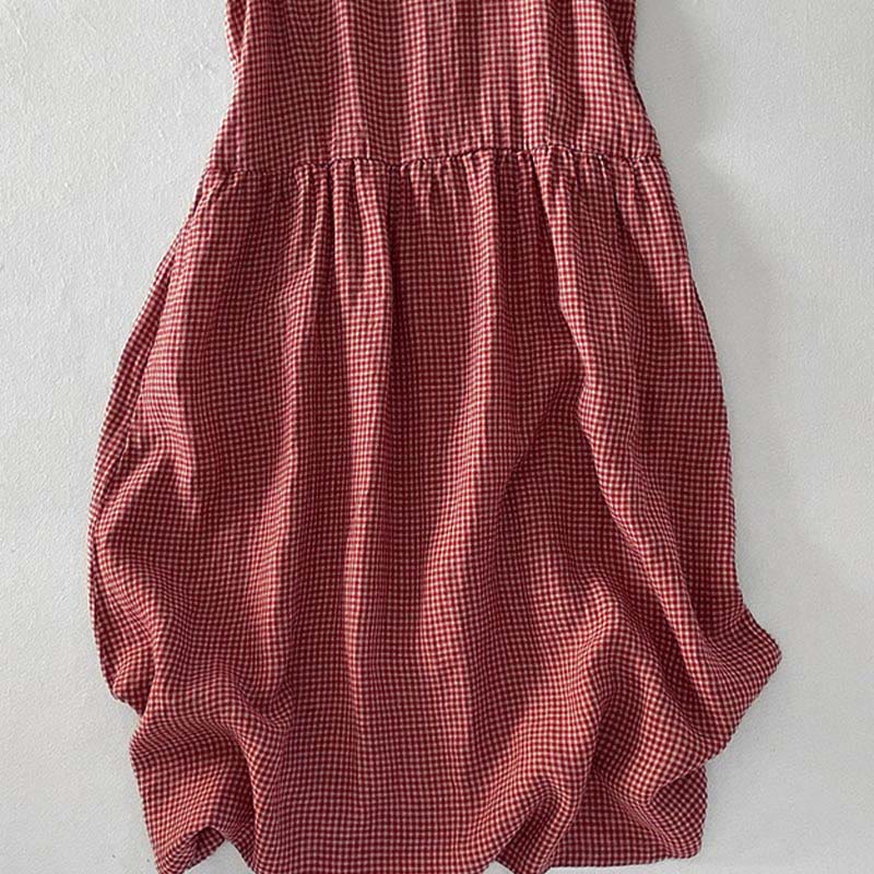 Sabina | Plaid Sleeveless Dress