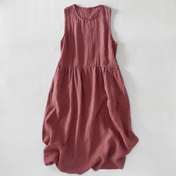 Sabina | Plaid Sleeveless Dress