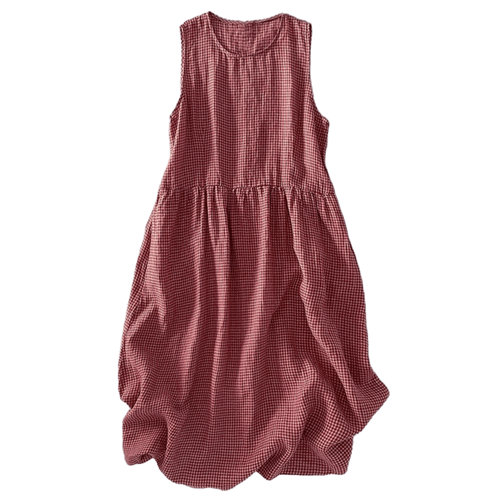 Sabina | Plaid Sleeveless Dress