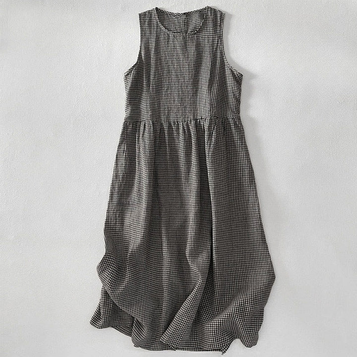 Sabina | Plaid Sleeveless Dress