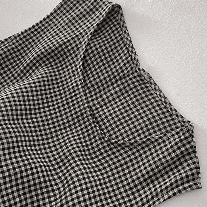 Sabina | Plaid Sleeveless Dress