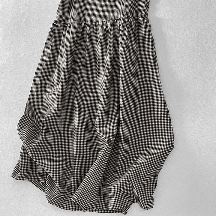 Sabina | Plaid Sleeveless Dress