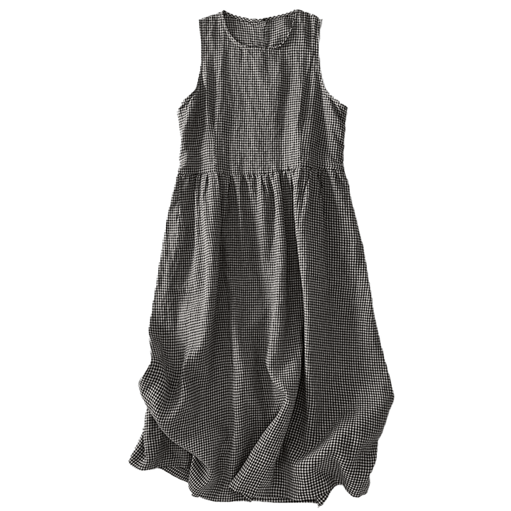 Sabina | Plaid Sleeveless Dress