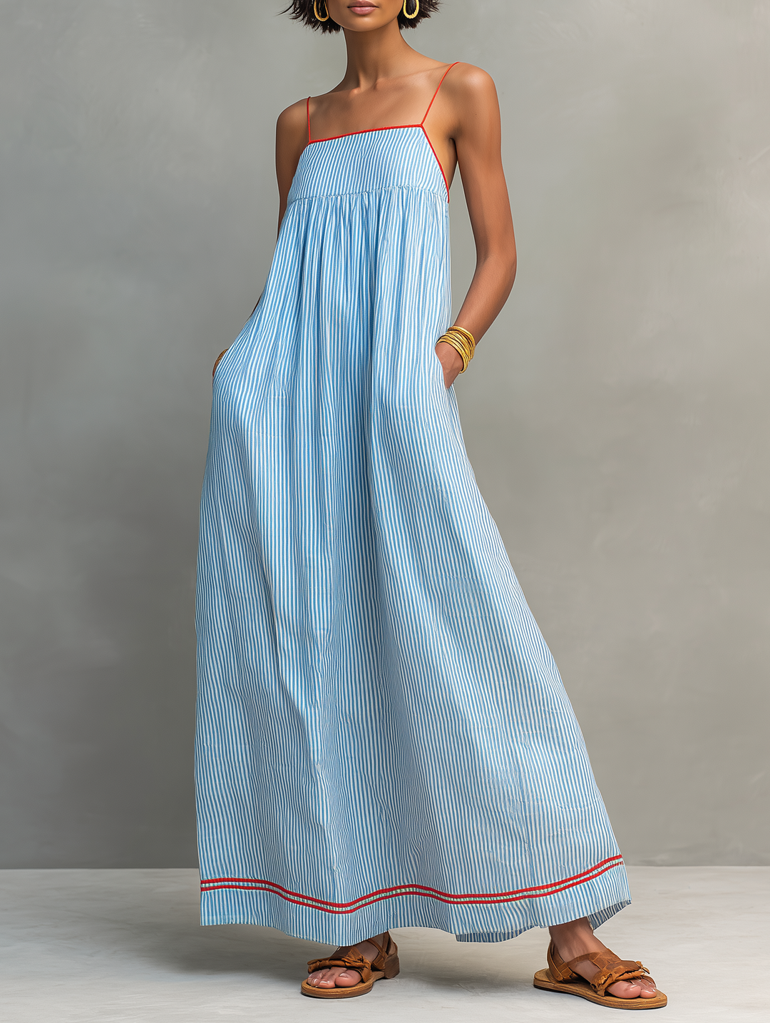 PAMELA | FLOWING SUMMER MAXI DRESS