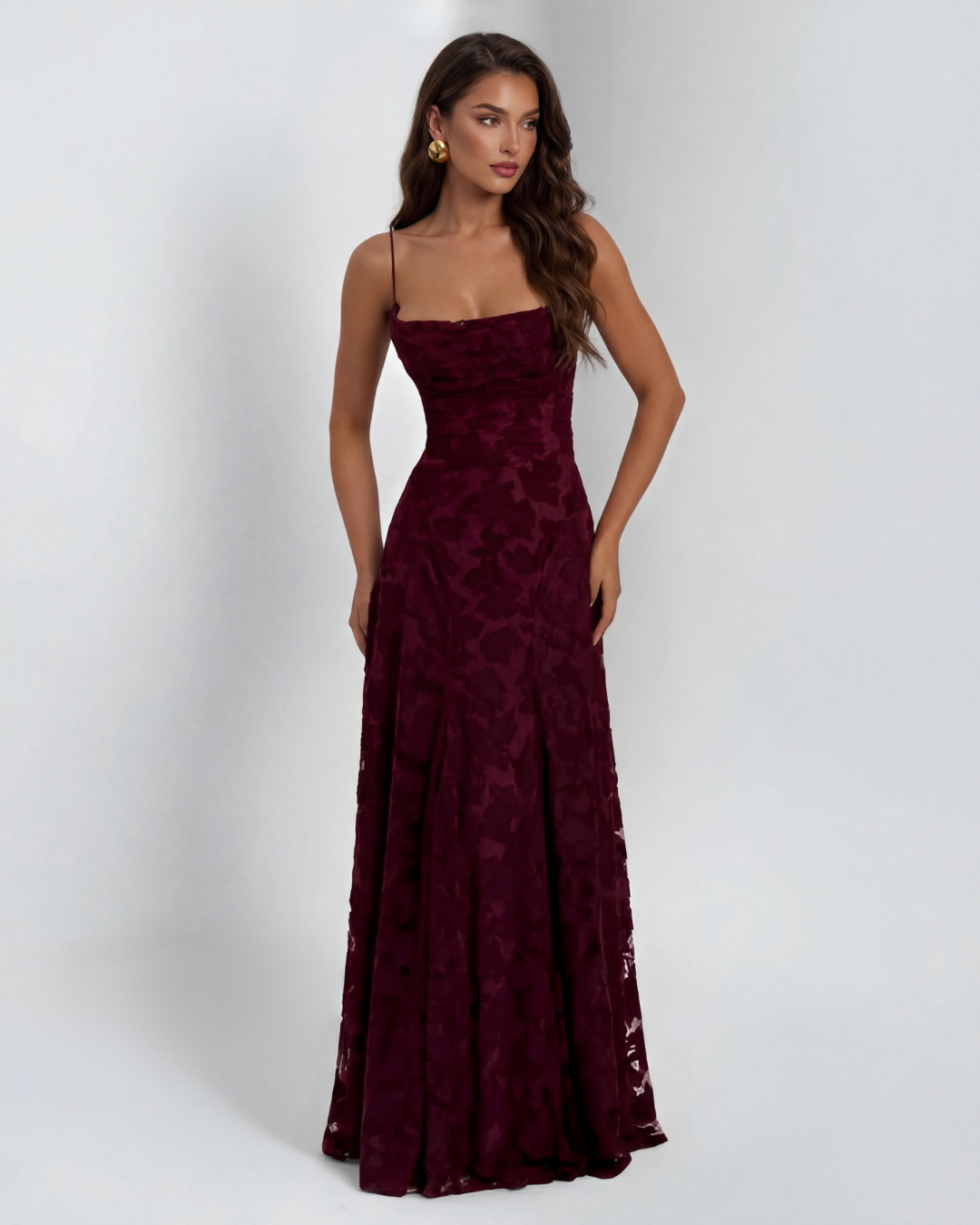 Evarielle |  Floral Evening Gown