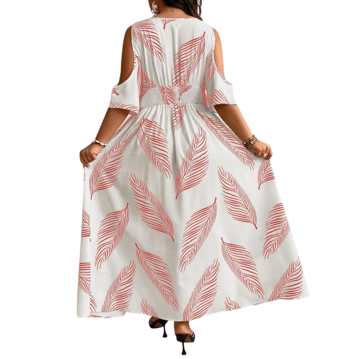 Samira | Boho Print Shoulder Dress