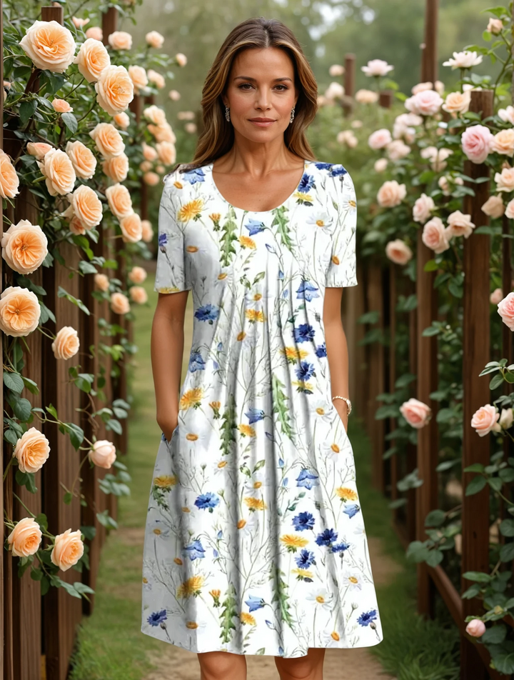 Elarisse | Floral Midi Dress