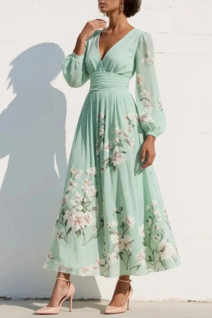 Charlotte - Stylish Flowy Midi Dress