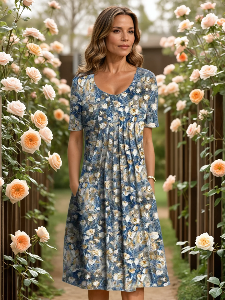 Elarisse | Floral Midi Dress