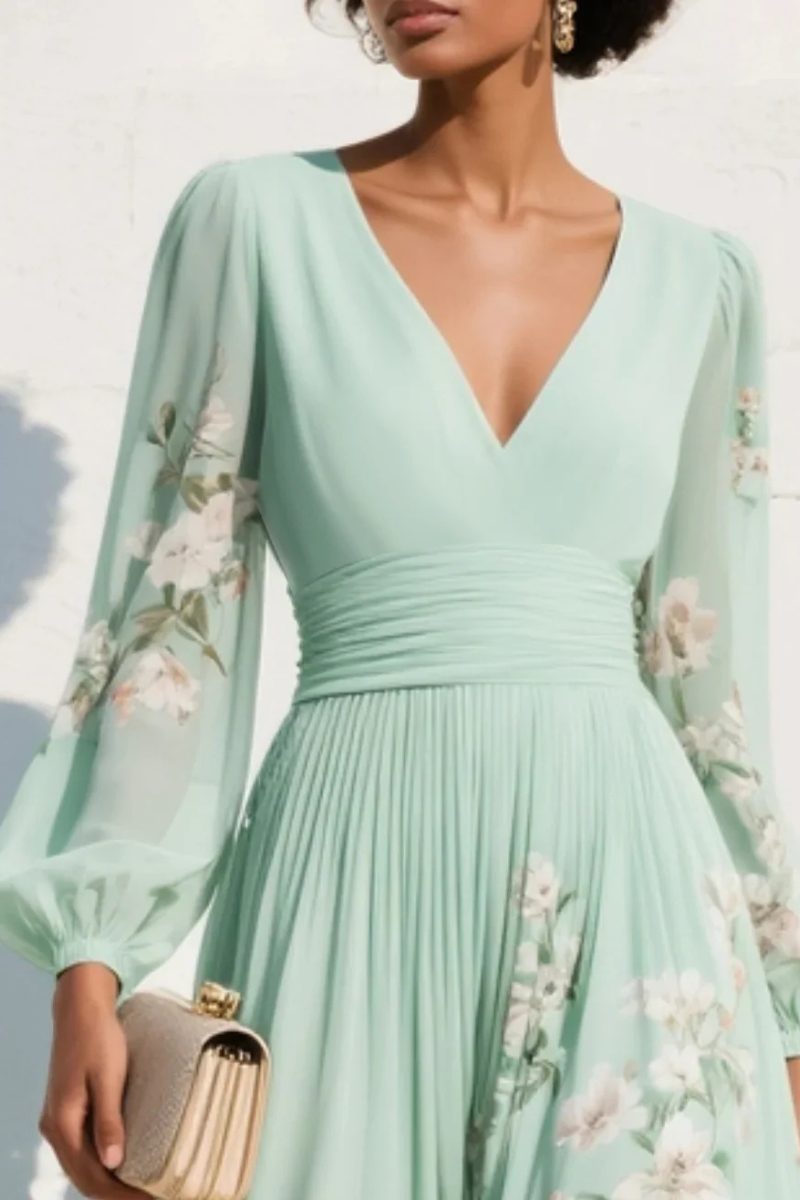 Charlotte - Stylish Flowy Midi Dress