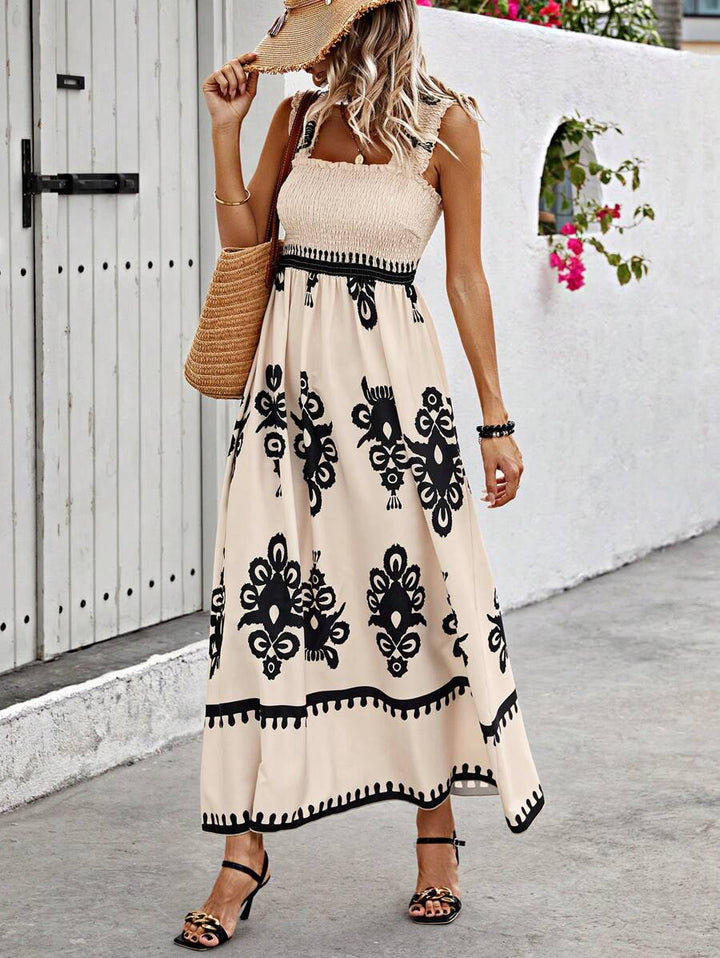 Valencia | Sleeveless Square Neck Dress