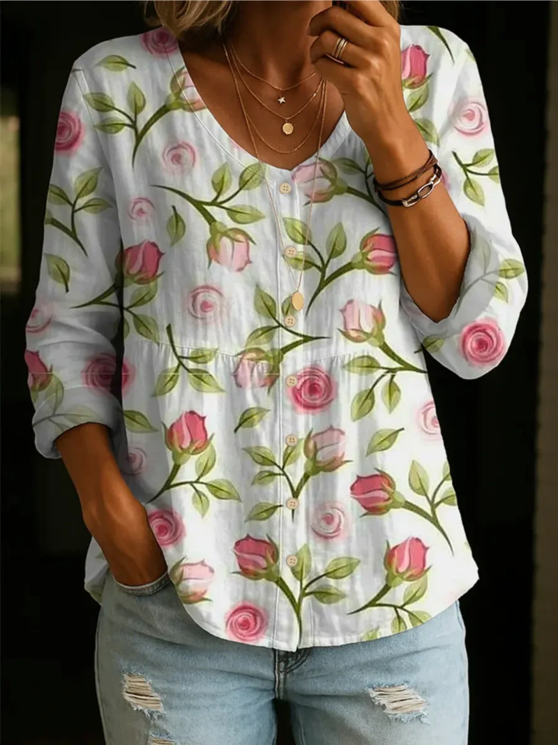 Melissa | Blouse with floral print