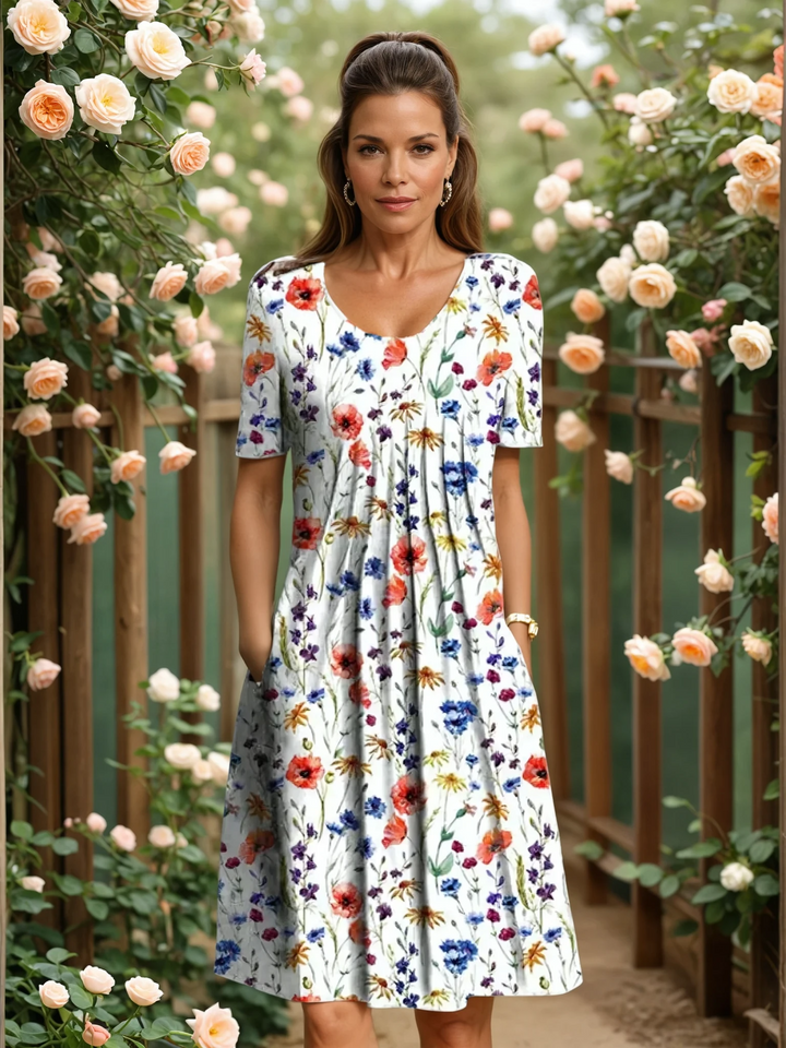 Elarisse | Floral Midi Dress