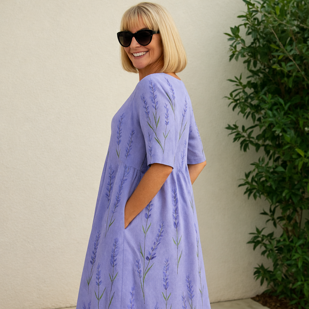 Isolena | Effortless Comfort Midi Dress