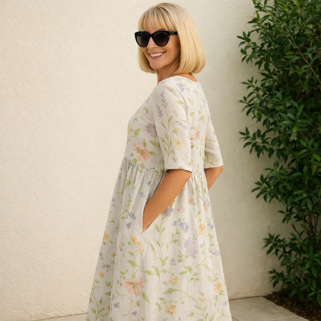 Isolena | Effortless Comfort Midi Dress