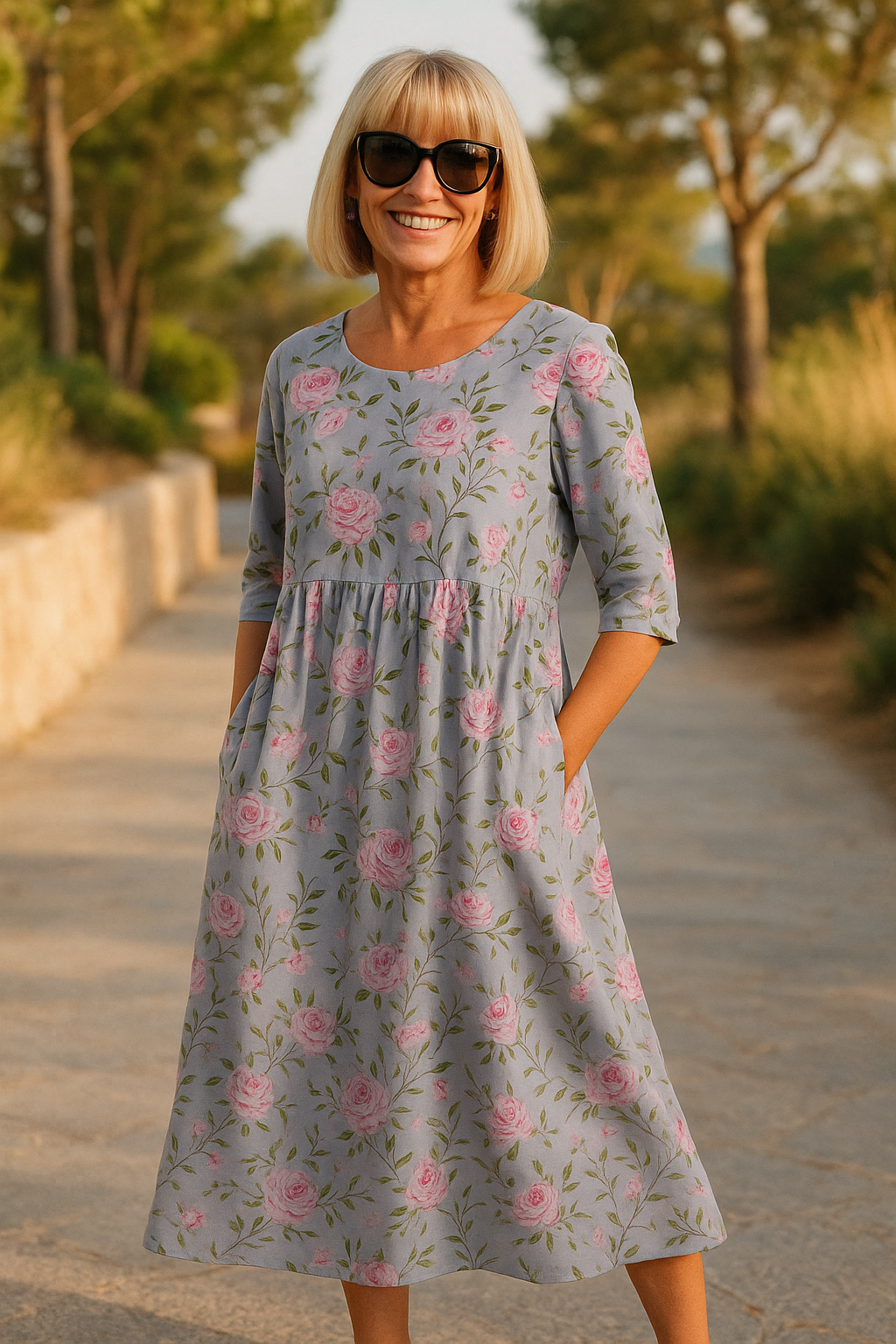 Isolena | Effortless Comfort Midi Dress