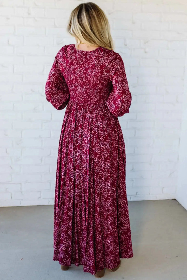 Carissia | Long Sleeve Maxi Dress