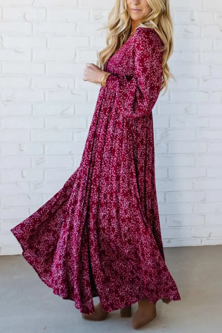 Carissia | Long Sleeve Maxi Dress