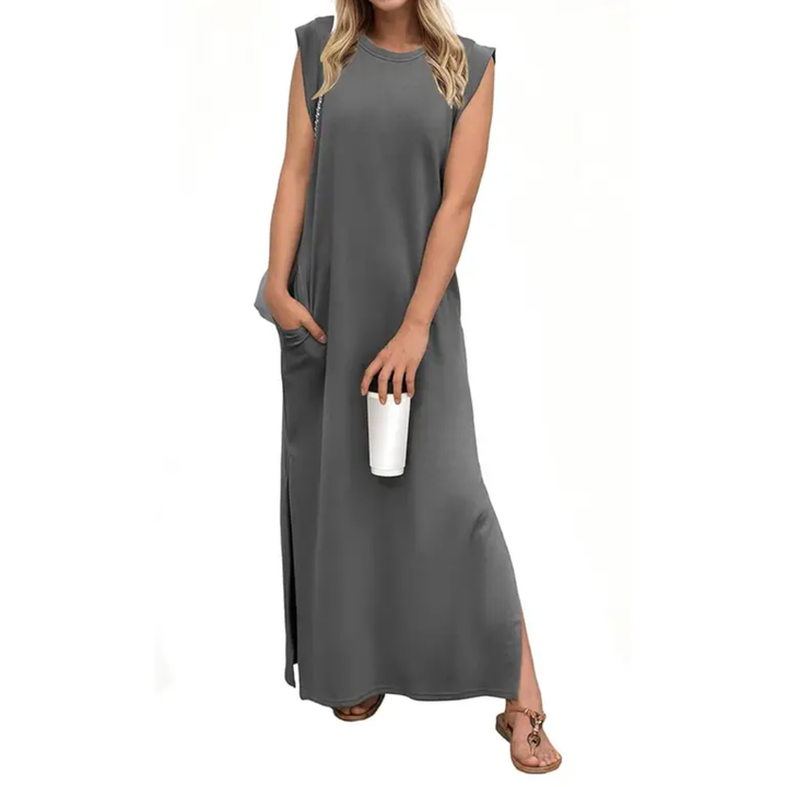 Roseliane | Breezy Split Pocket Maxi Dress