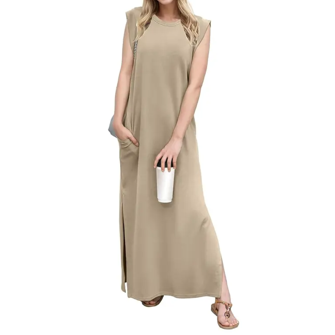 Roseliane | Breezy Split Pocket Maxi Dress
