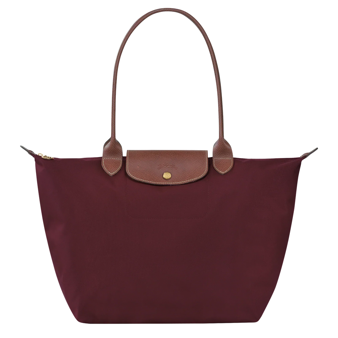Jule - Large Le Pliage Tote, Burgundy