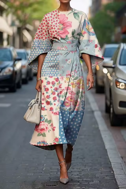 Fioralisse Floral Midi Dress