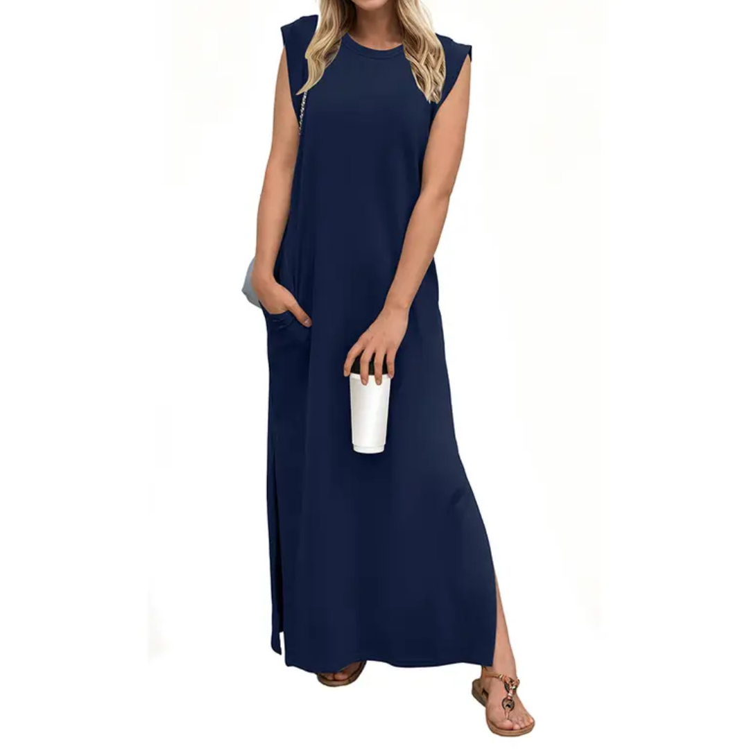 Roseliane | Breezy Split Pocket Maxi Dress