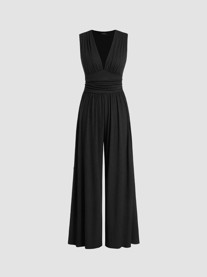 Christine | Chic Sleeveless Wide-Leg Jumpsuit