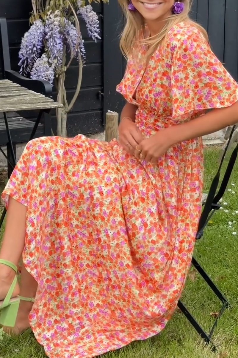 Linora | Maxi Dress With Flowers