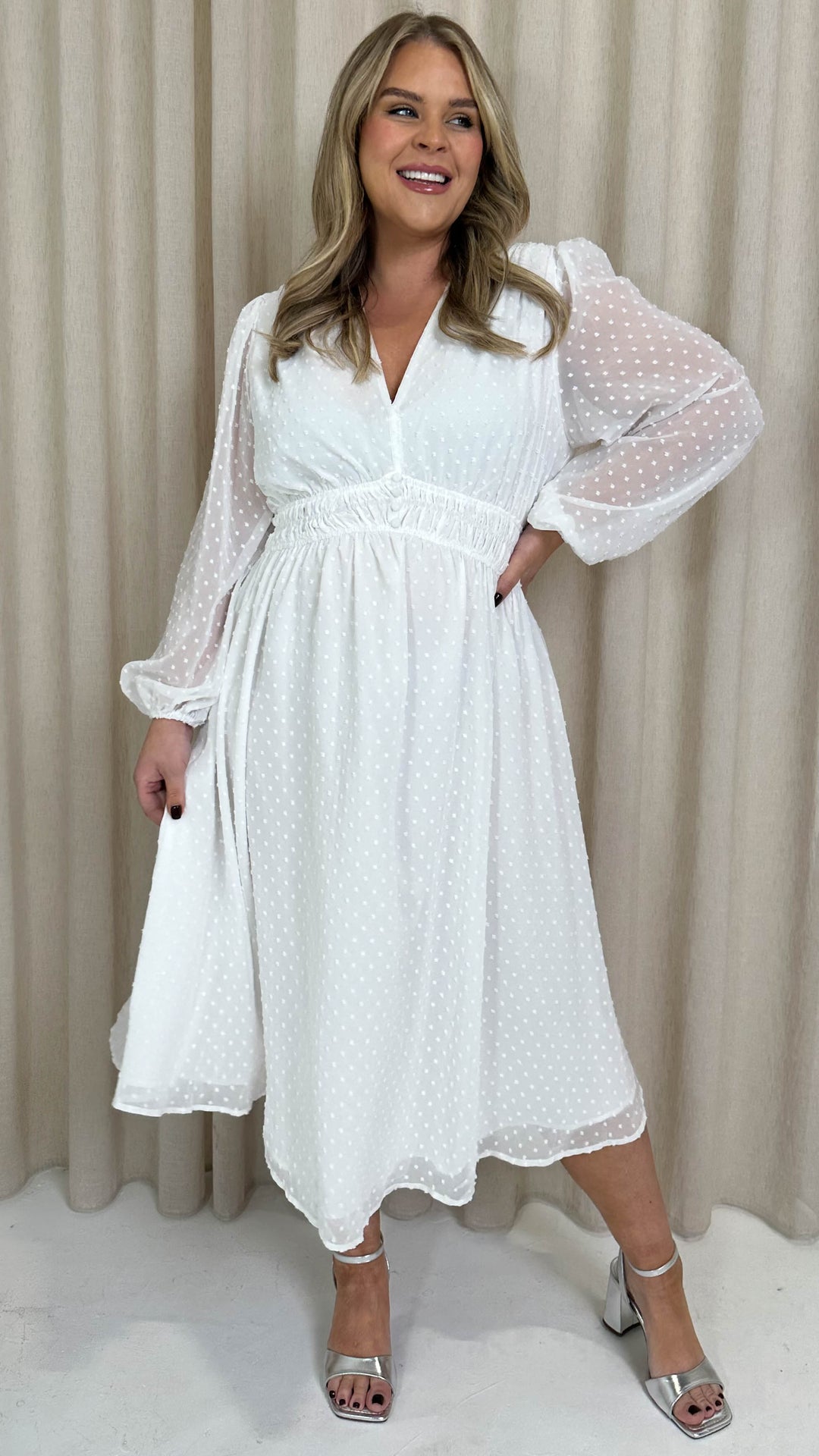 CC™ | Shirred Midi Dress
