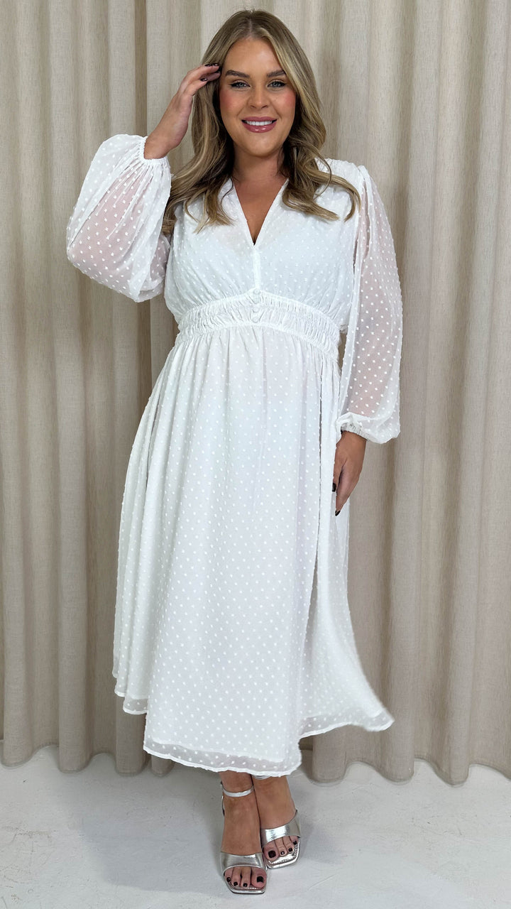 CC™ | Shirred Midi Dress