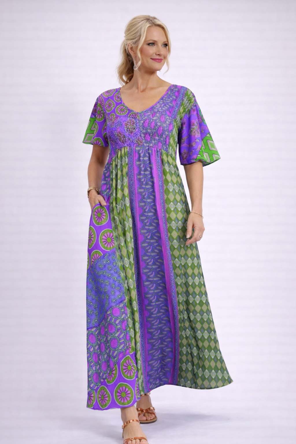 Liora | Printed Maxi Dress