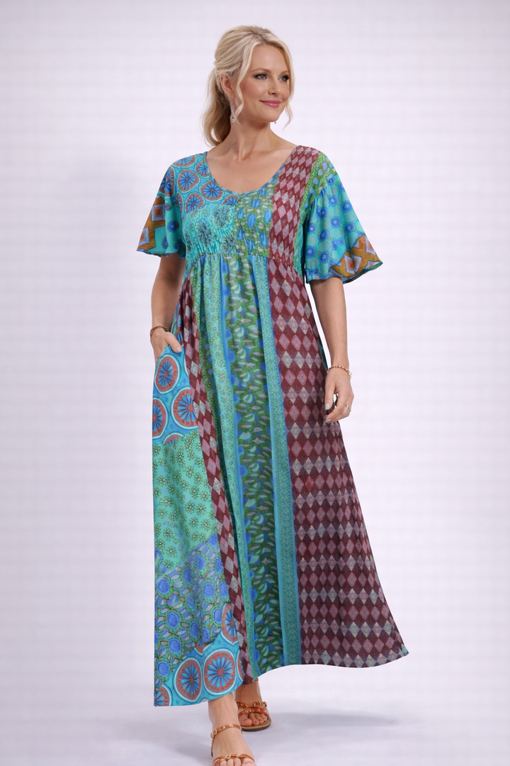 Liora | Printed Maxi Dress