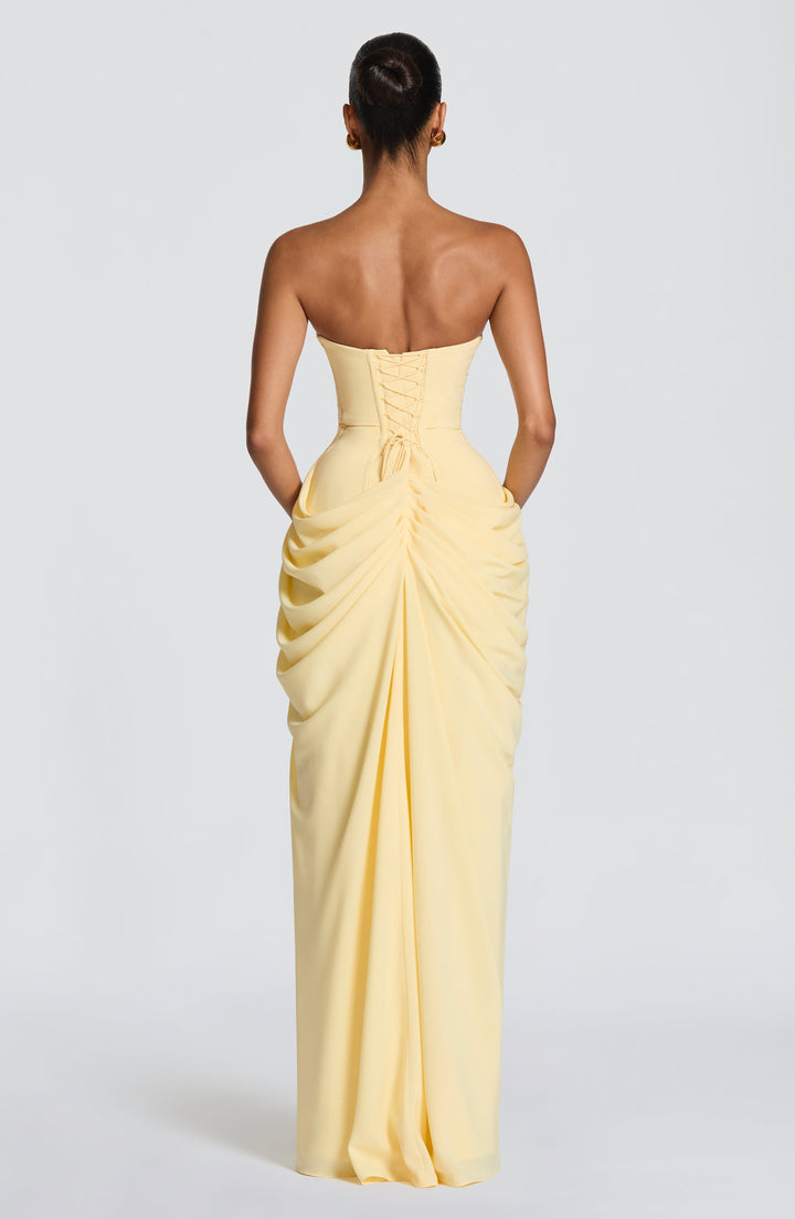 Celestara | Draped Evening Dress