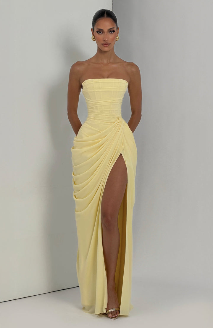 Celestara | Draped Evening Dress