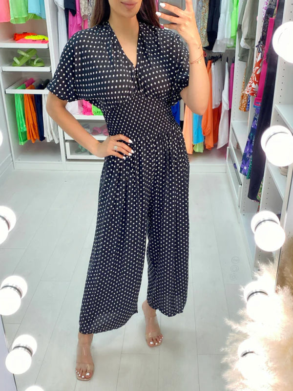 Veloria | Polka Dot Jumpsuit