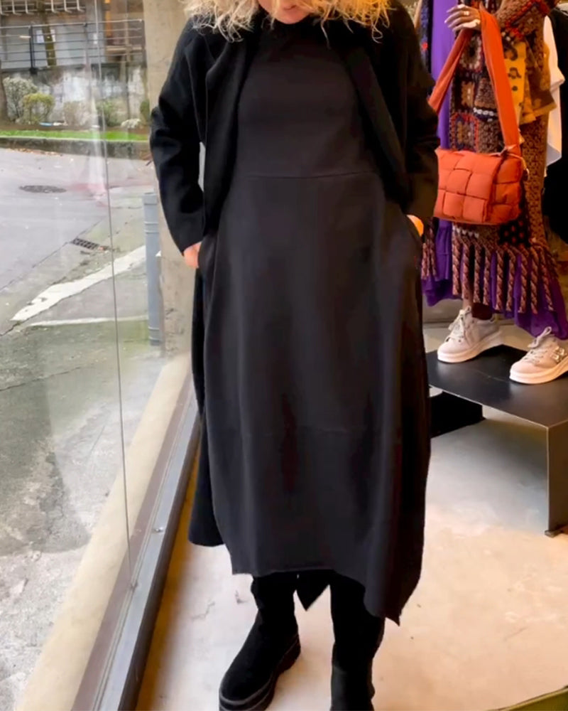 ALINA™ -  Chic Midi Dress