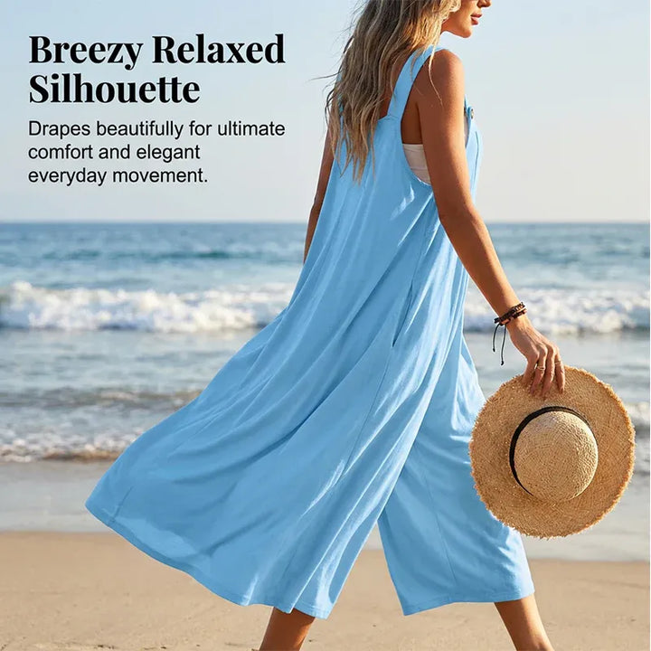 Rochelle | Wide-Leg Pocket Jumpsuit