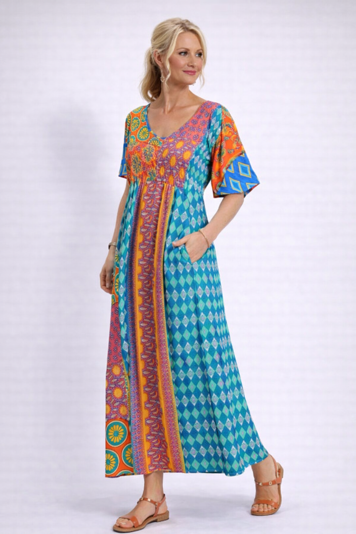 Liora | Printed Maxi Dress