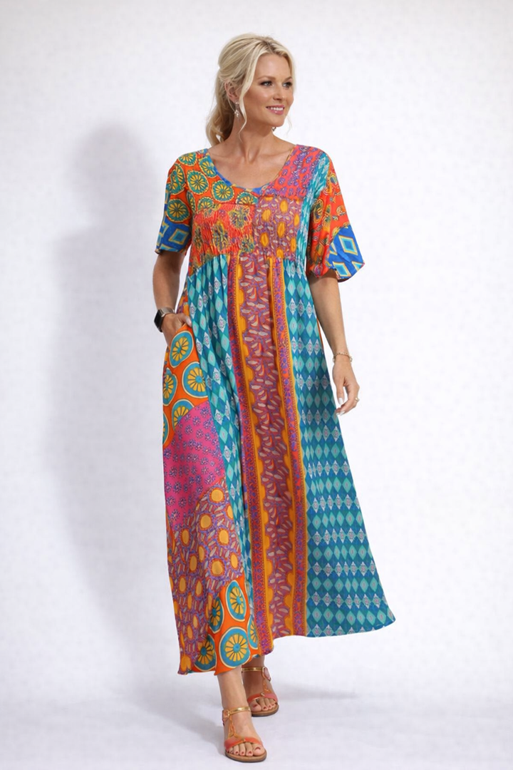 Liora | Printed Maxi Dress