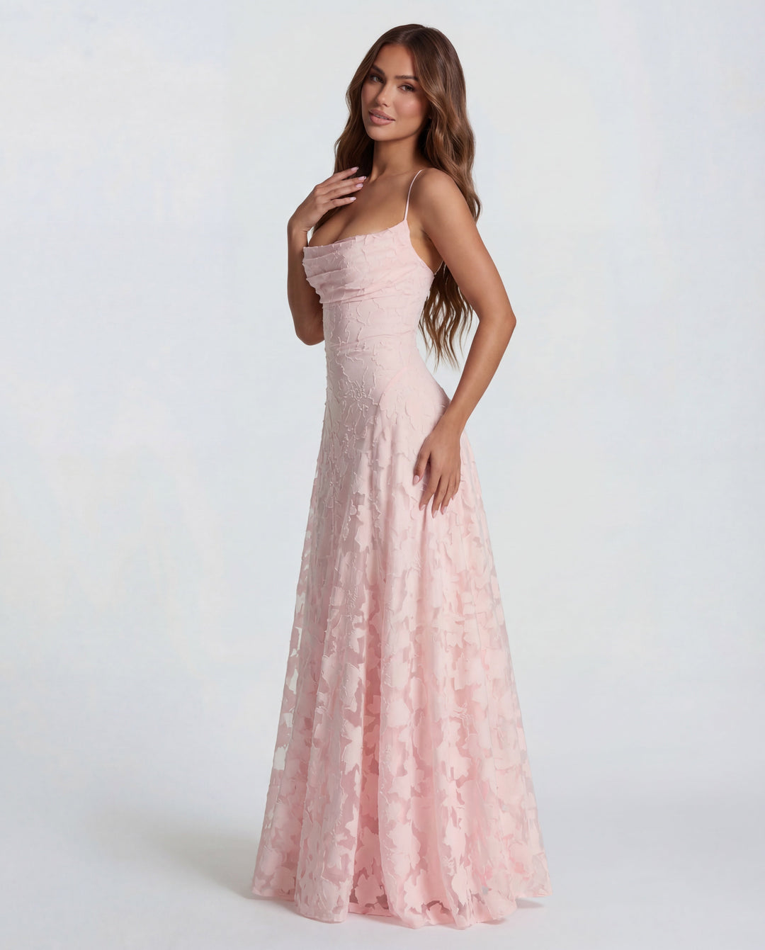Evarielle |  Floral Evening Gown