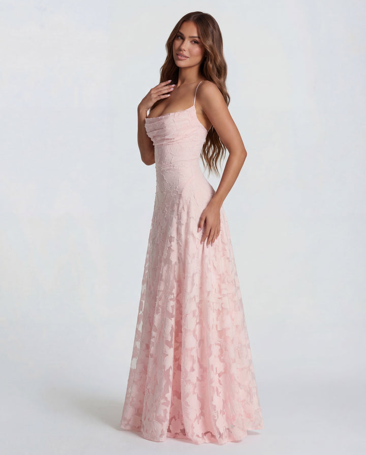 Evarielle |  Floral Evening Gown