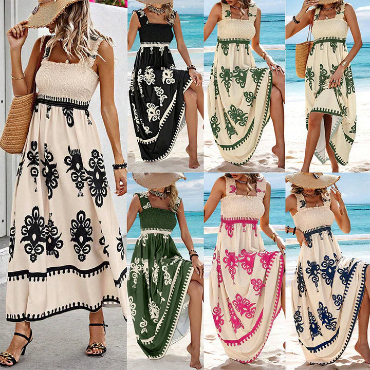 Valencia | Sleeveless Square Neck Dress