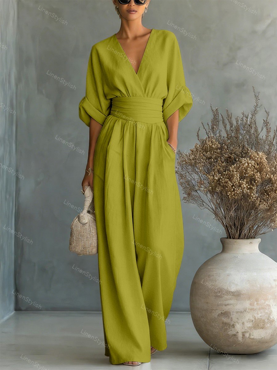 Elira Essential V-Neck Jumpsuit
